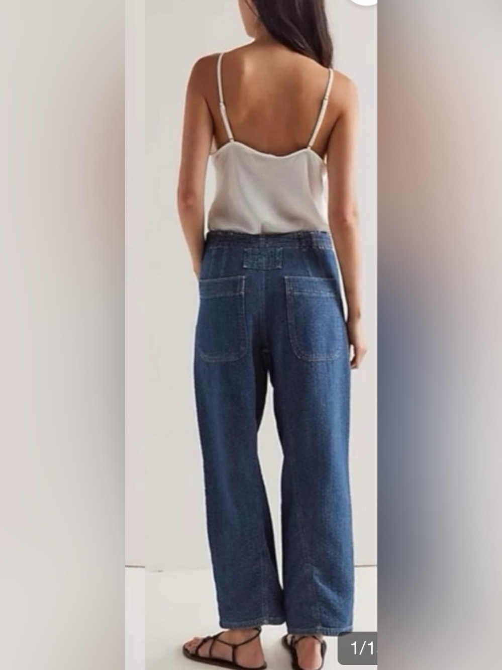 Free People We The Free Midnight Voyage Harem Jeans size S - Picture 2 of 9